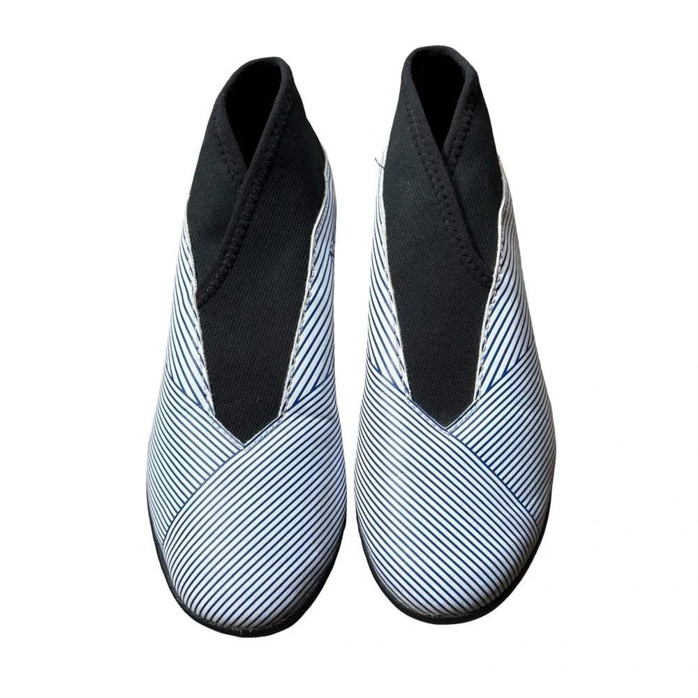 Adidas Nemeziz Kids Soccer Cleats Blue White Striped Size‎ 4.5Y